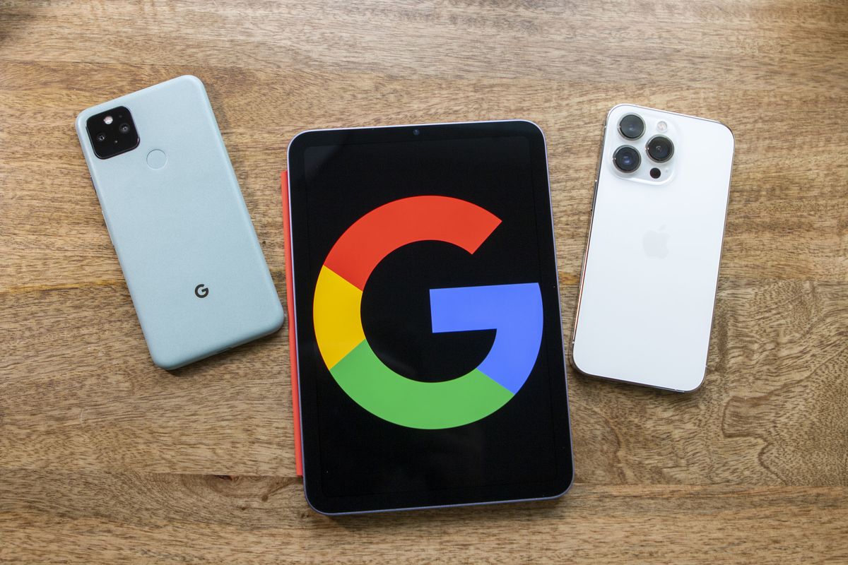 Google Logo Ipad Mini 6 Iphone 13 Pro Pixel