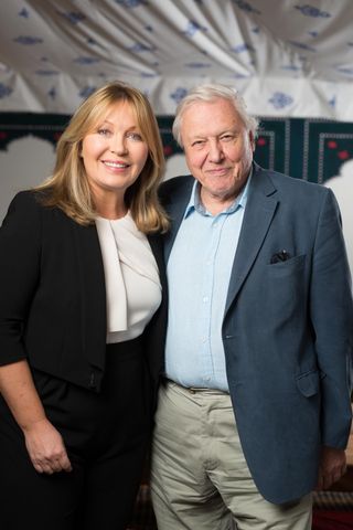 Kirsty Young with Sir David Attenborough