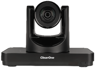 A ClearOne PTZ camera to be showcased at InfoComm 2023.