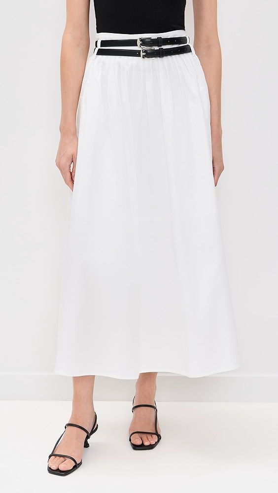 Pixie Market Thea Double Belted Skirt