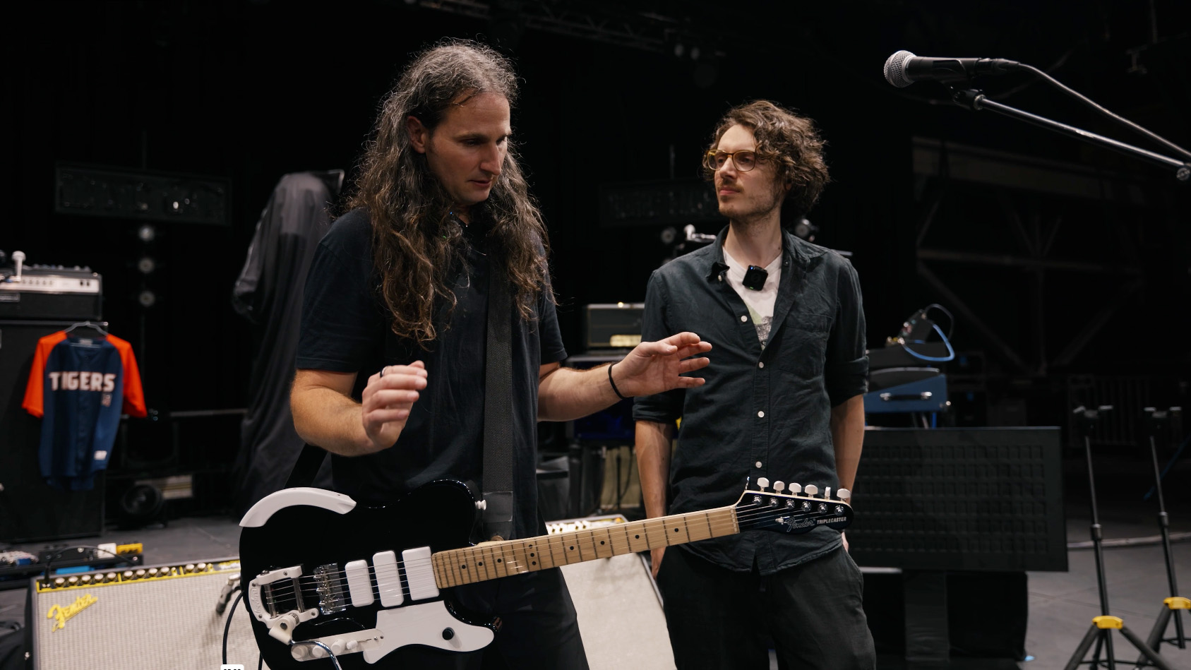 Stills from a rig tour with Jack White