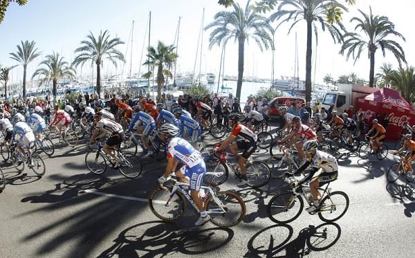 The Trofeo Palma de Mallorca finally got underway after the riders' radio protest