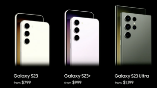 Samsung Galaxy S23 lineup and cost