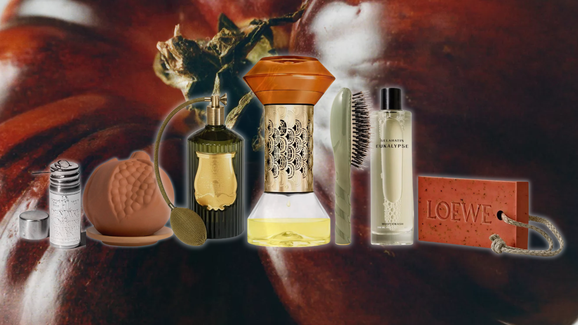 A line up of the most beautiful beauty products