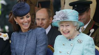 Queen Elizabeth II and The Duke And Duchess Of Cambridge Visit The East Midlands