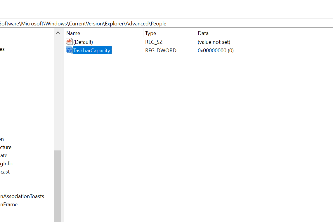 How to pin more than 3 contacts to the taskbar on Windows 10 Fall