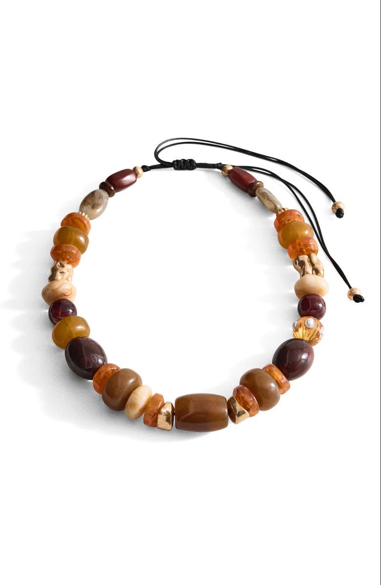 MANGO Beaded Necklace