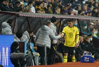 Thiago Silva is forced off injured at Villa Park