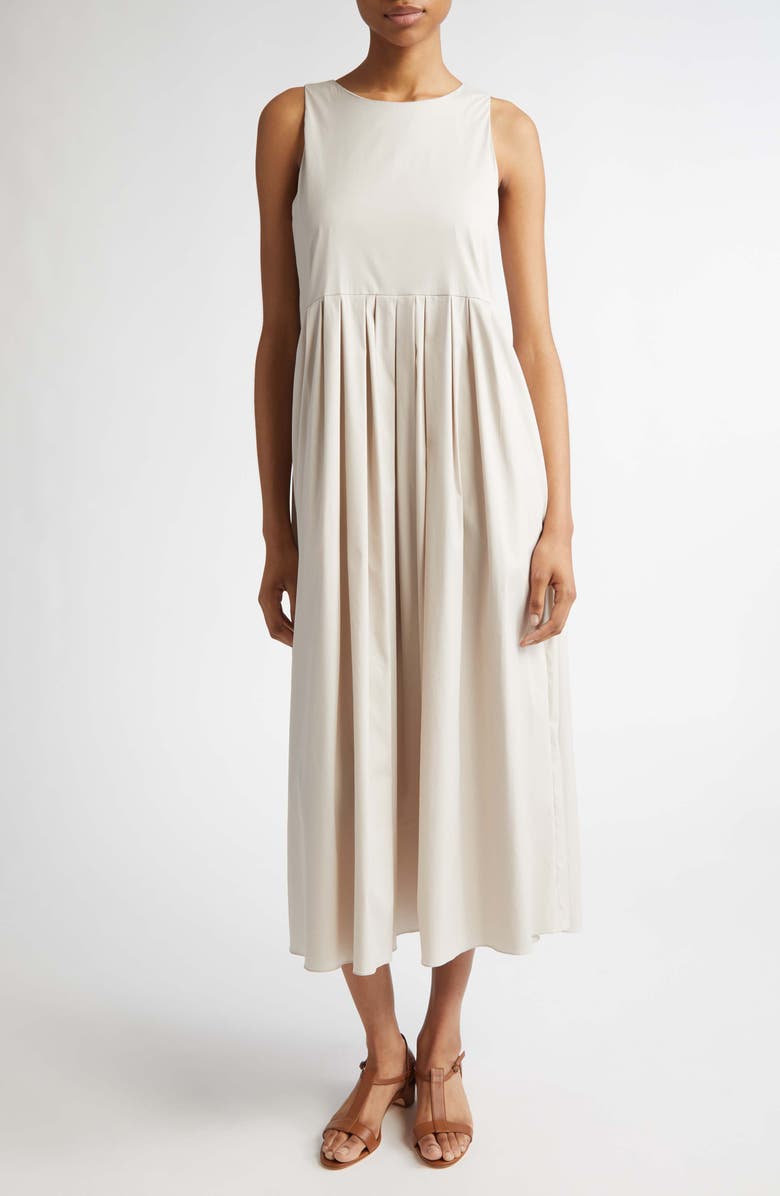 Moira Pleated Sleeveless Dress