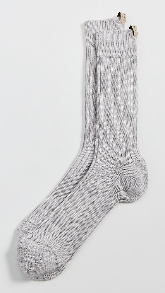 The Merino Chunky Socks - Cream