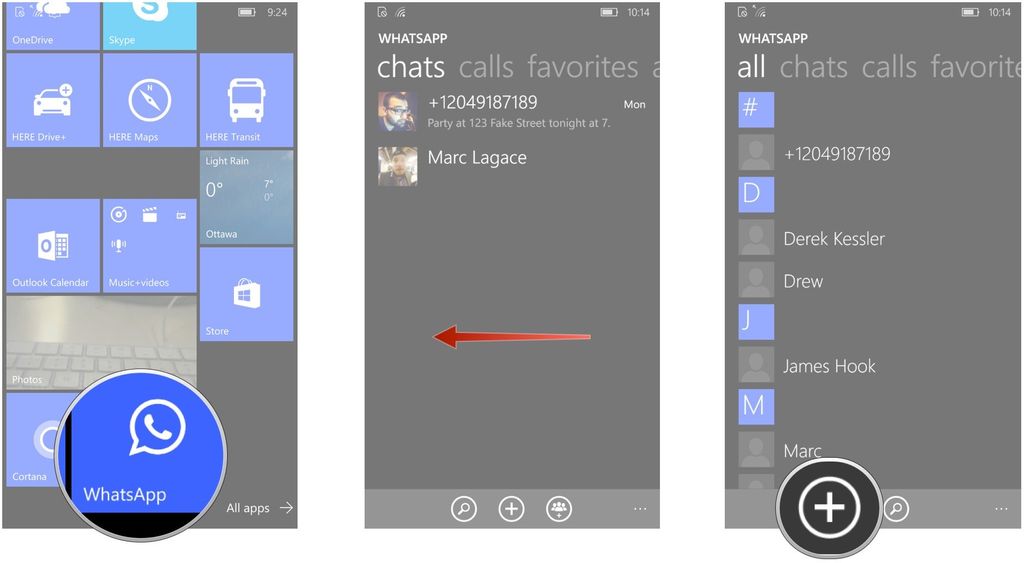 How To Manage Contacts In WhatsApp For Windows 10 Mobile | Windows Central