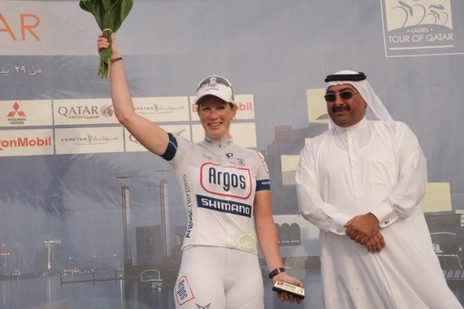 Stage 2 winner at the Ladies Tour of Qatar, Kirsten Wild (Argos-Shimano)
