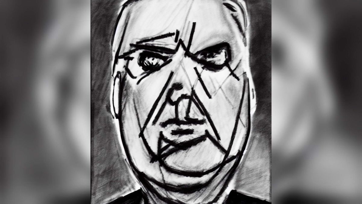 AI generated art in the style of Aharon Kahana