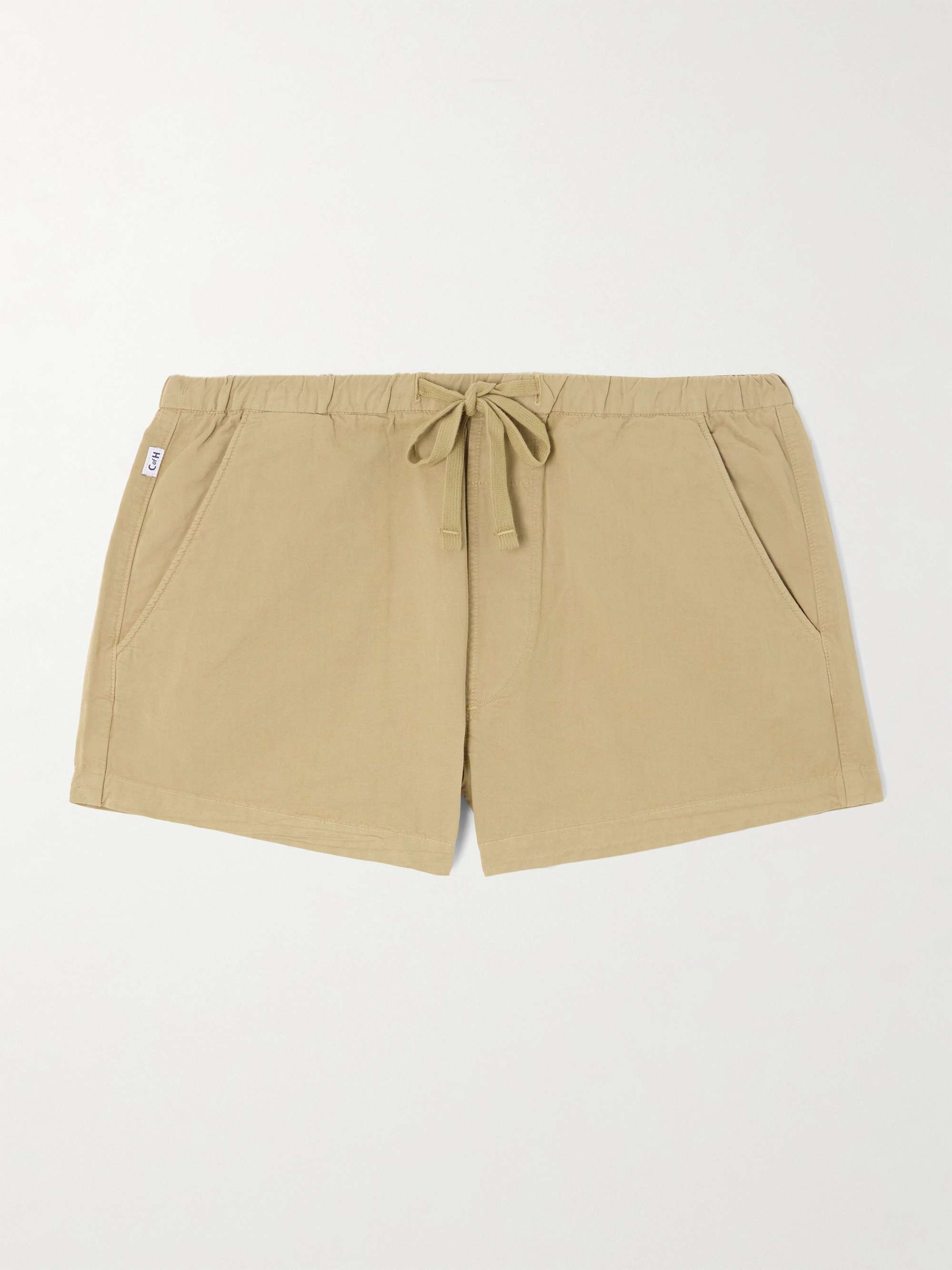 Este Cotton and Linen-Blend Shorts