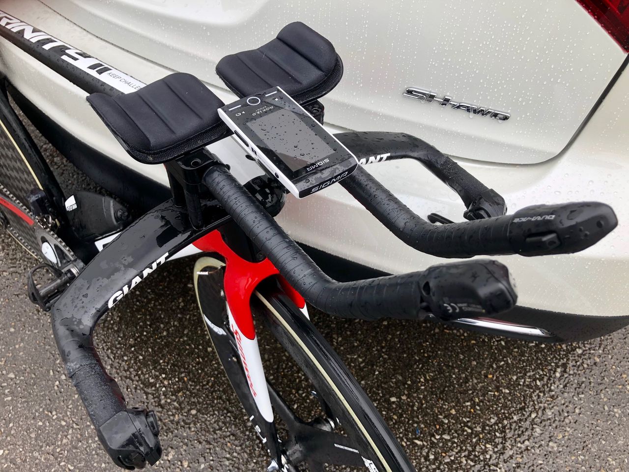 Internal routing is an option. But so is electrical tape
