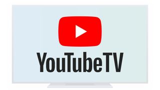 The YouTube TV logo inset in a TV logo