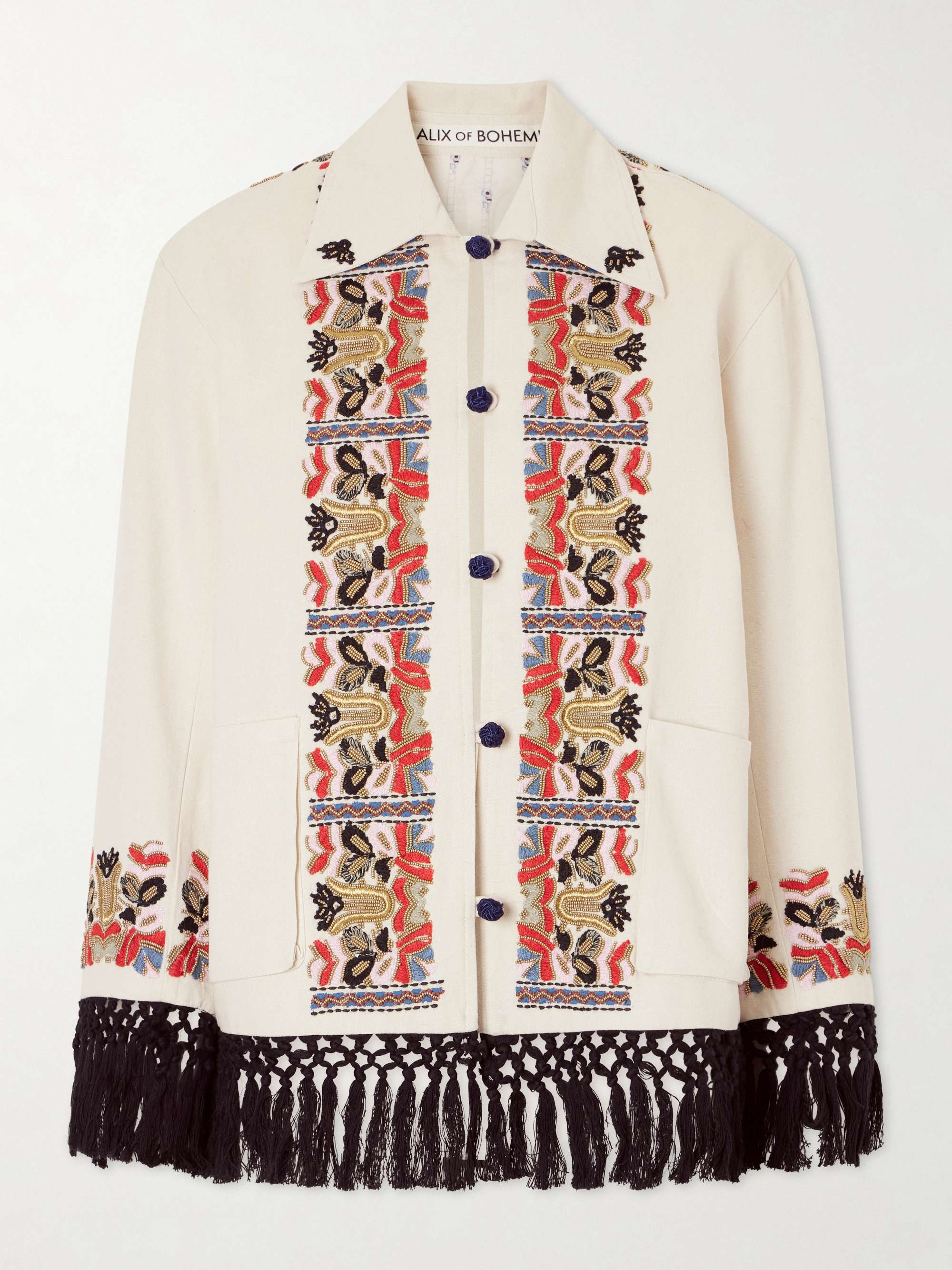 Jude Baroque Embroidered Cotton Jacket