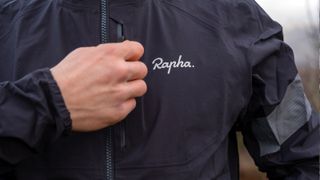 Rapha Trail GORE-TEX Infinium Jacket chest pocket detail