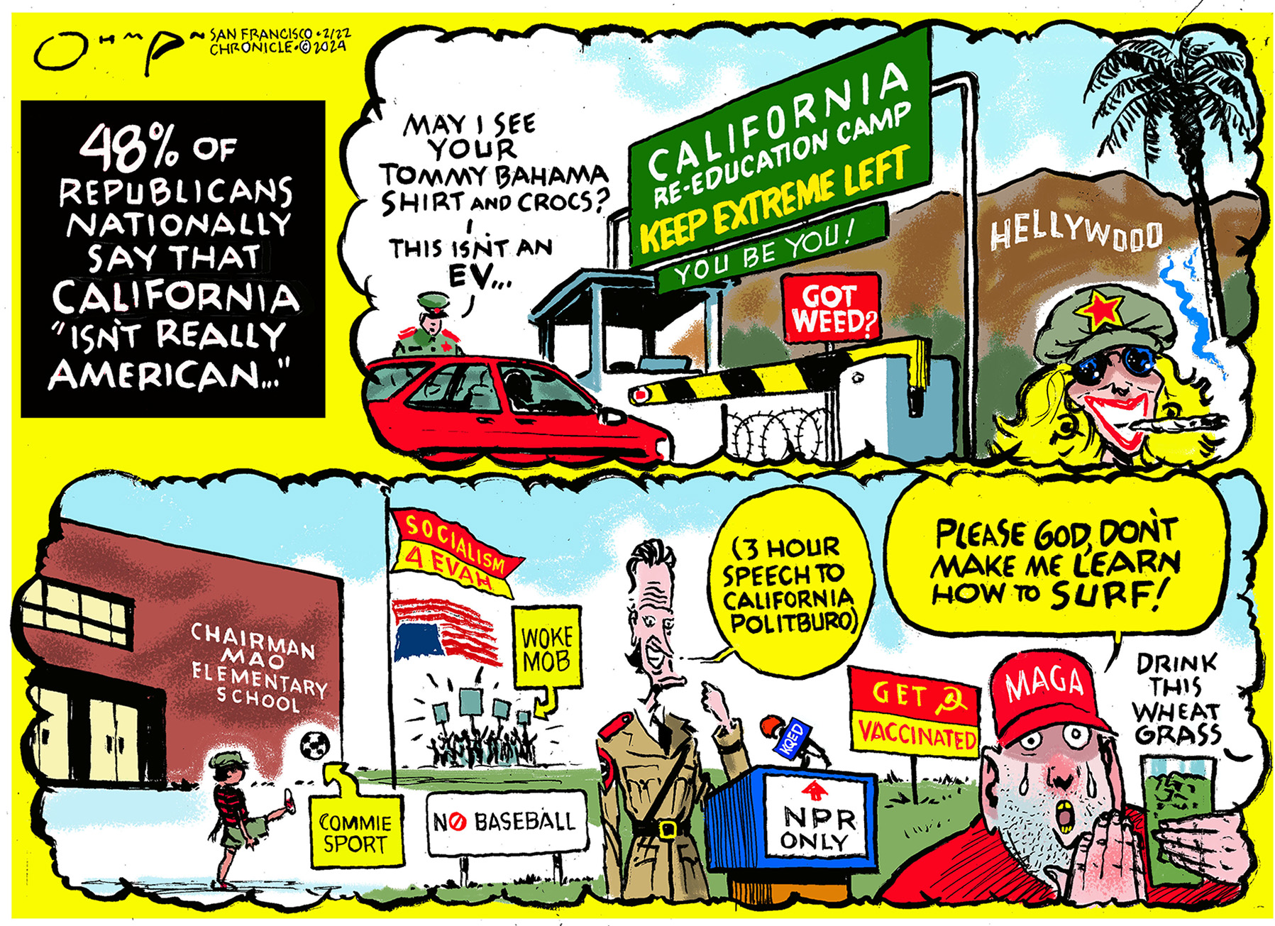 Political cartoon