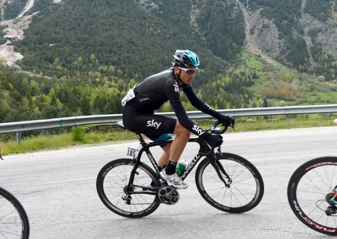 Danny Pate (Sky) in action during stage 16 of the 2013 Giro d'Italia