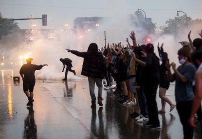 Tear gas in Minneapolis