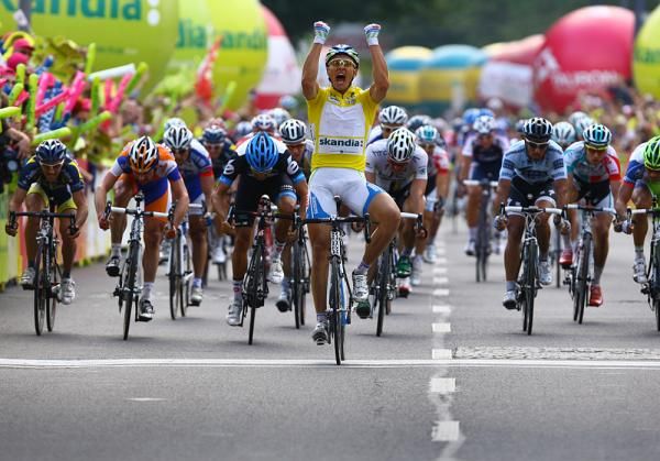 Marcel Kittel (Skil-Shimano) wins his second stage of the Tour of Poland
