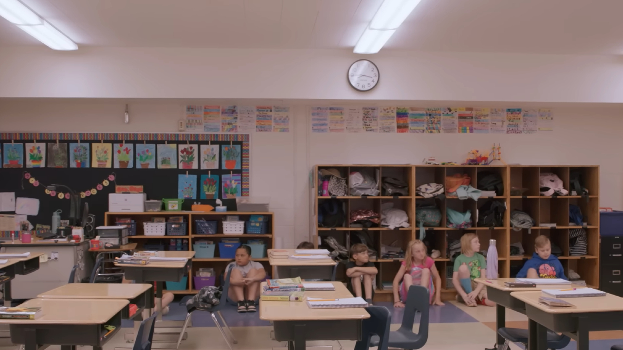 Students in a school in Thoughts &amp;amp; Prayers