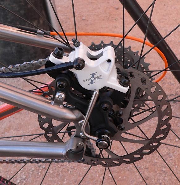 The new caliper is a two-piece affair