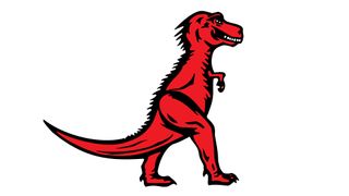 The Mozilla dinosaur mascot