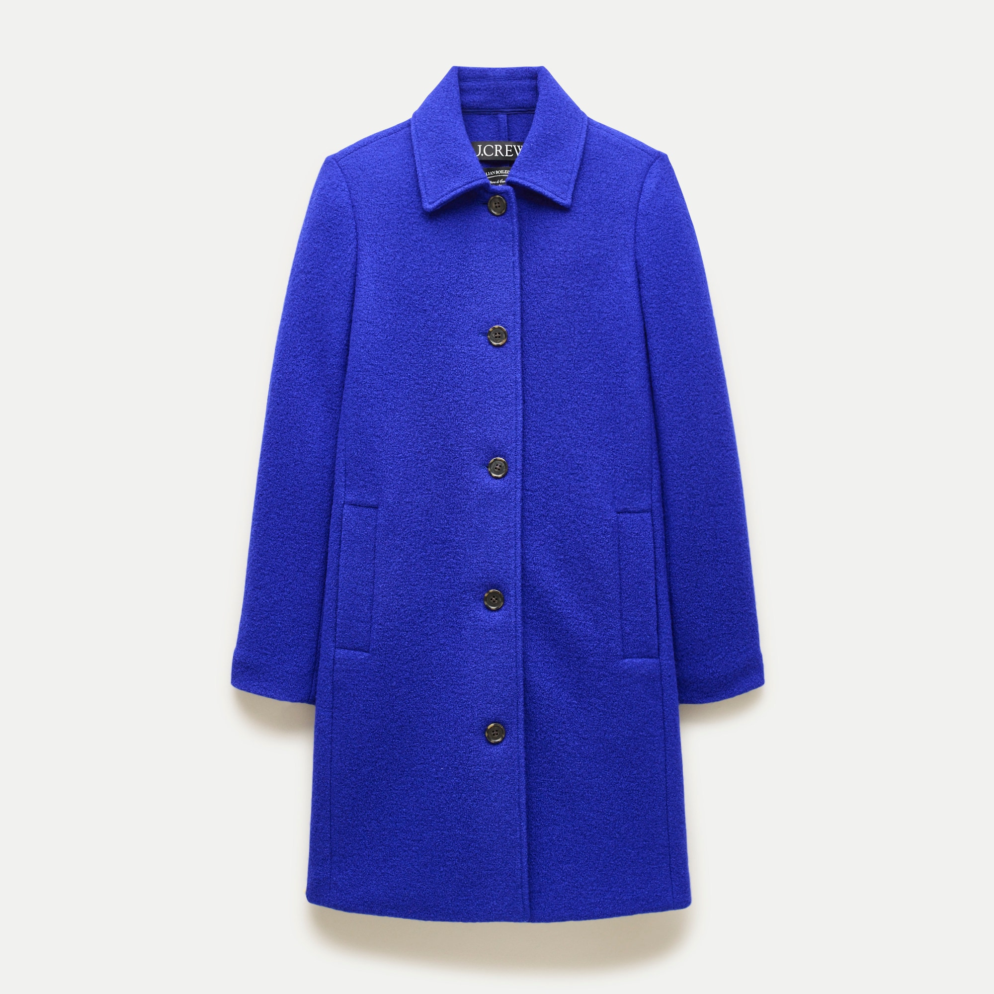 Car Coat in Italian Boiled Wool