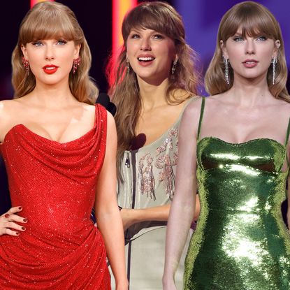 Taylor Swift at three red carpets wearing her best outfits of all time