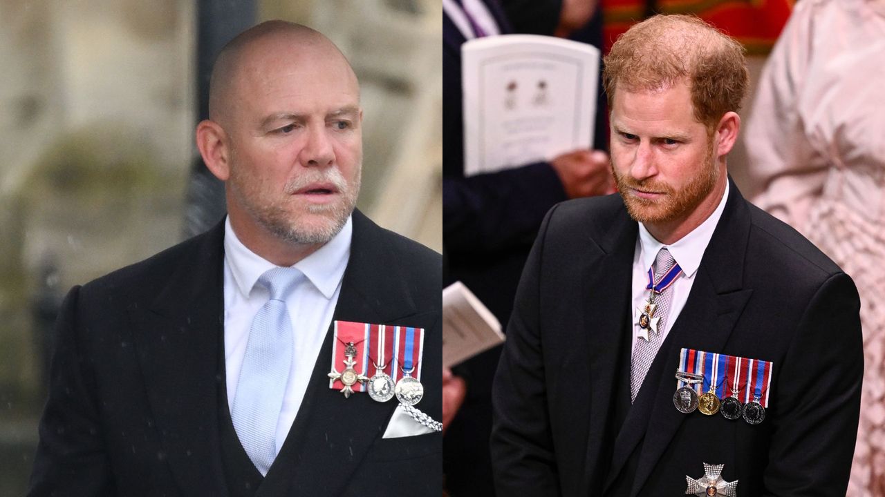 Mike Tindall and Prince Harry&#039;s shared frustration explained. Seen here are the two royals at the event