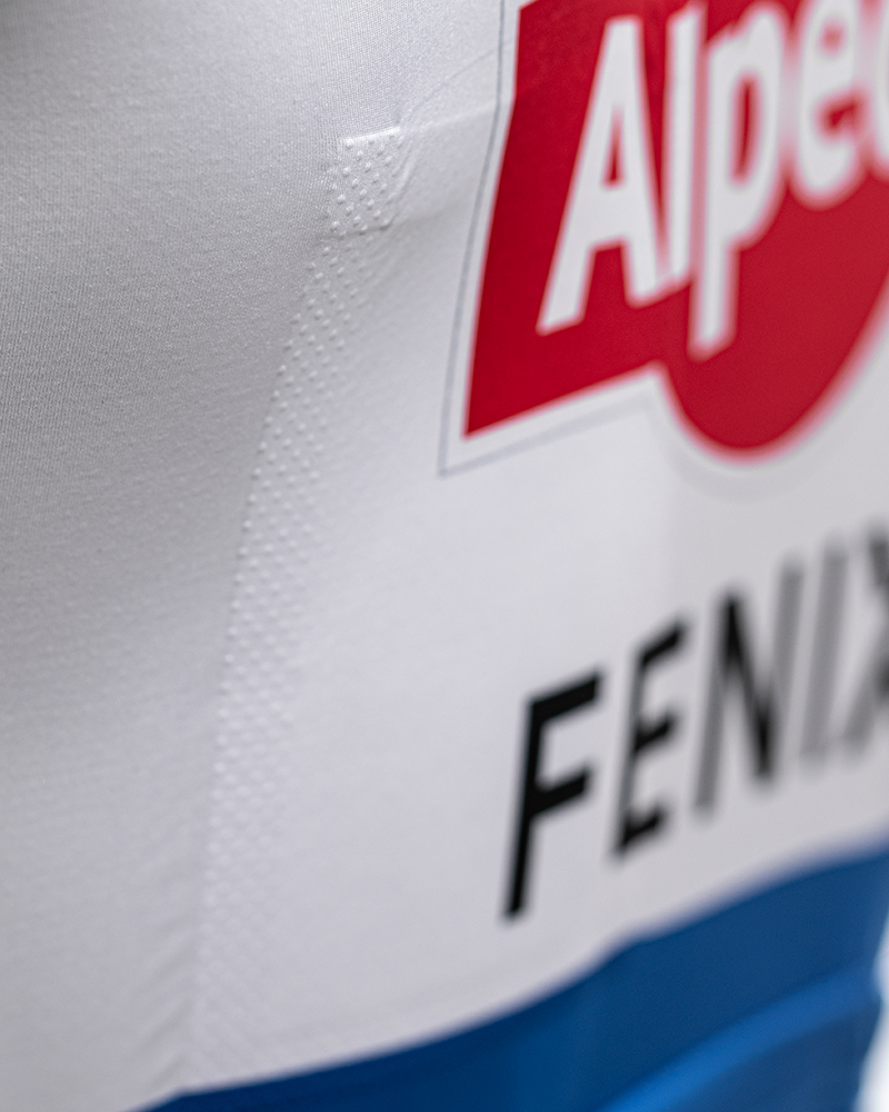 Matheiu Van der Poel's national champions skinsuit - close up