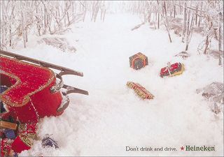 Best Christmas alcohol adverts: Heineken don't drink drive