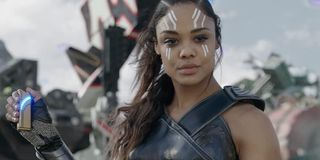 Tessa Thompson as Valkyrie in Thor: Ragnarok