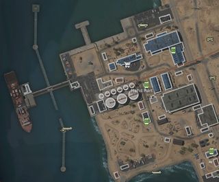 Warzone 2 map - map view of Hafid Port