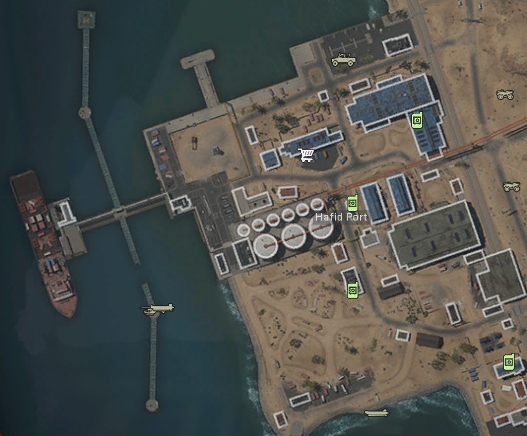 Карта Warzone 2 - карта порта Хафид