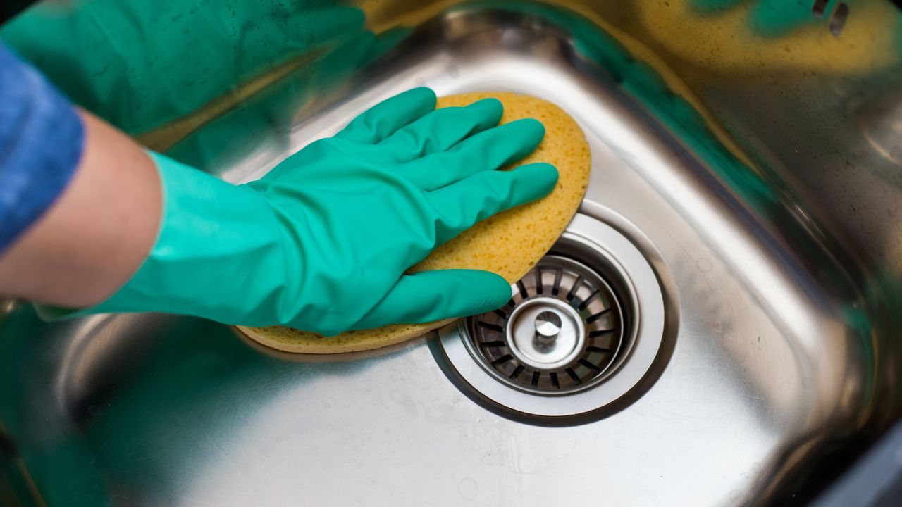 how to clean a stainless steel sink