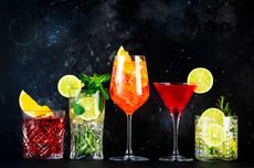 Assortment of cocktails