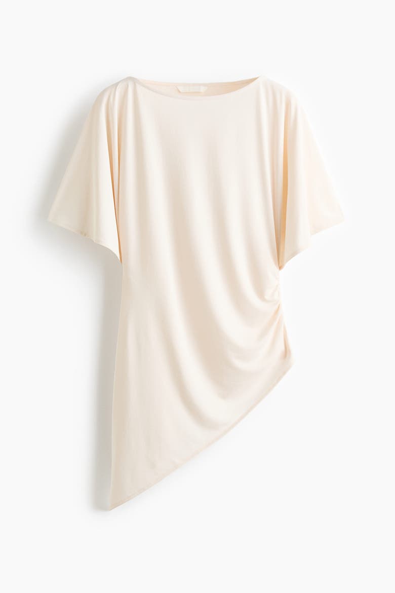 H&amp;amp;M Asymmetric Butterfly-Sleeved Top