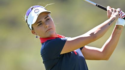 Lexi Thomson during the Solheim Cup at Finca Cortesin
