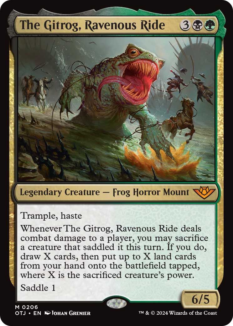 Gittog Ravenous Ride MTG Outlaws of Thunder Junction
