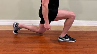 Man doing lunges
