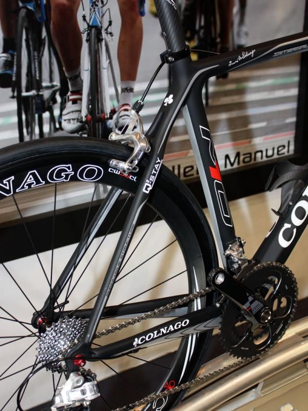 The rear end of the new M10 features Colnago's lates Q-Stay design.