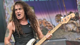 Steve Harris onstage with British Lion