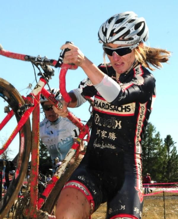 Amy Dombroski (Richard Sachs-RGM Watches) running in 5th place