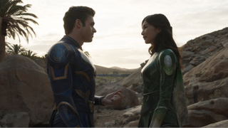 Richard Madden and Gemma Chan in Eternals