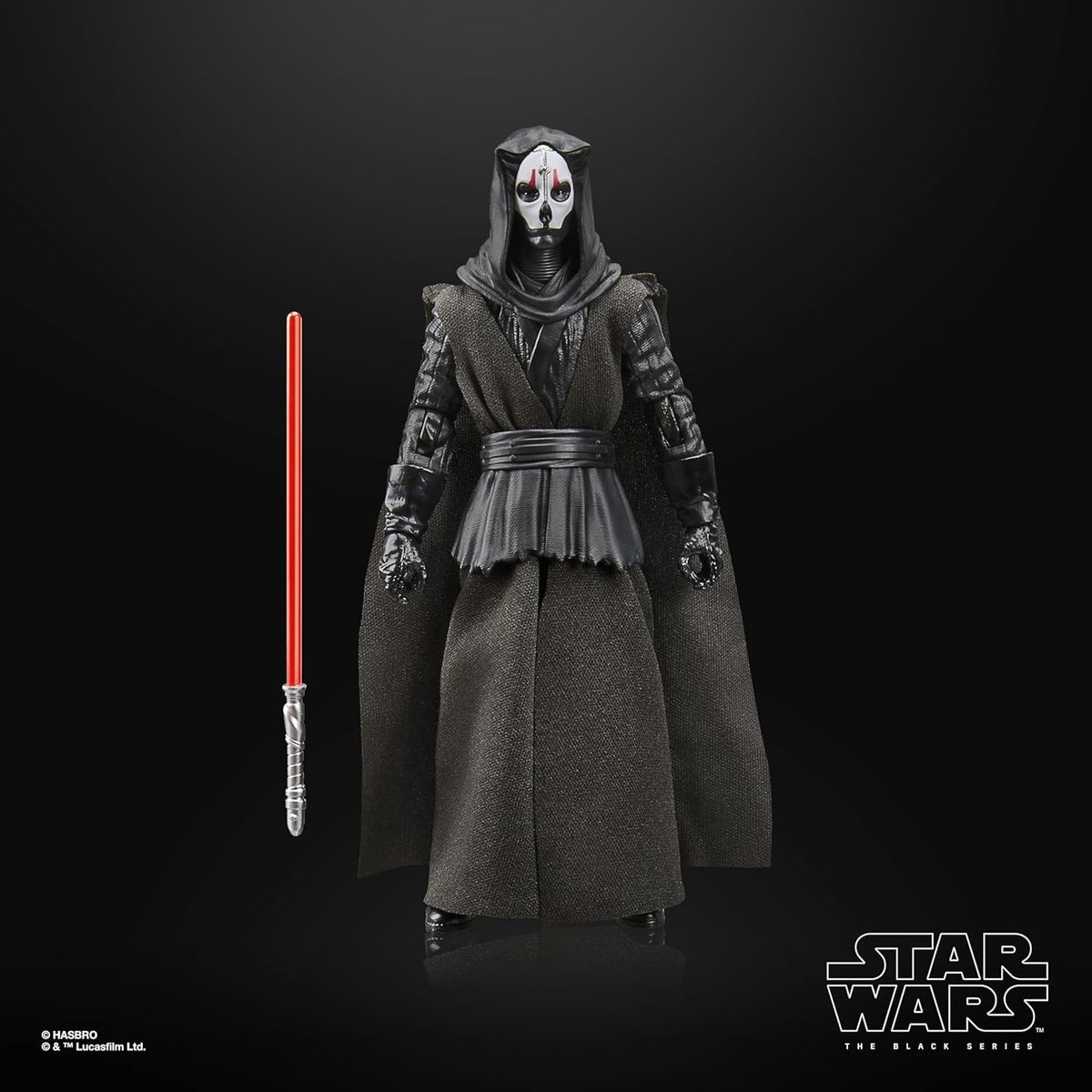 Kreia and Darth Nihilius action figure promo image showing features and packaging.