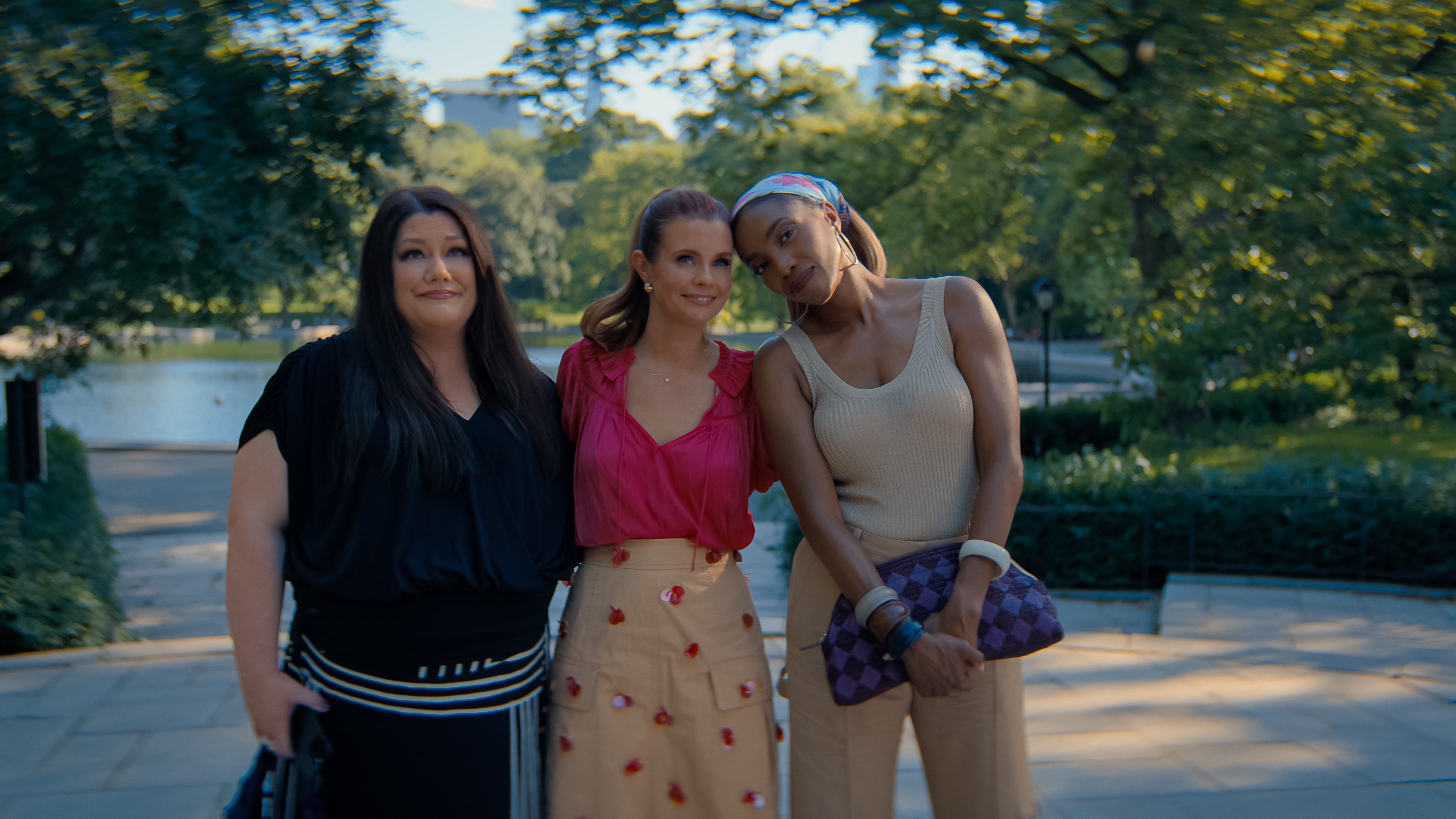 Brooke Elliott as Dana Sue Sullivan, JoAnna Garcia Swisher as Maddie Townsend, and Heather Headley as Helen Decatur.
