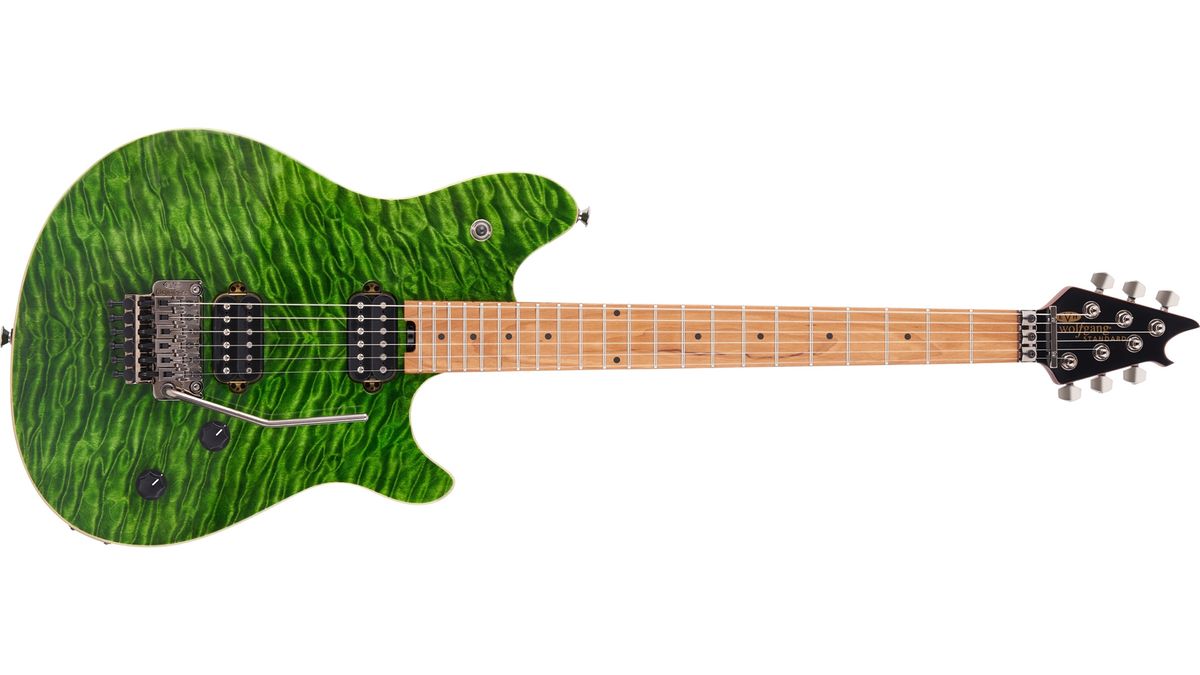 EVH Wolfgang WG Standard QM Transparent Green